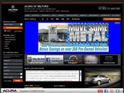 Acura of Milford Website