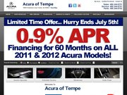 Acura of Tempe Website
