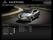Acura of The Desert Website