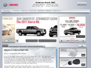 Anderson Pontiac Buick GMC Website