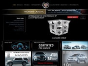 Andrews Cadillac Website