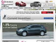 Suburban Chevrolet Cadillac Website