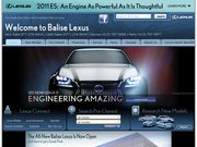 Balise Lexus Website