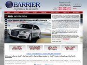 Barrier Audi Website