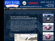 Becker Buick GMC Downtown Website