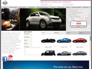 Benson Cadillac Nissan Website