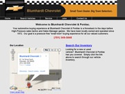 Blumhardt Chevrolet-Pontiac Website