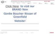 Gordie Boucher Nissan Website