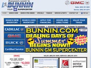 Bunnin Buick GMC Cadillac Website