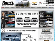 Burns Cadillac Chevrolet Website