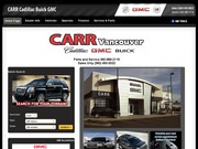 Carr Rge Buick Pontiac Cadillac GMC Website