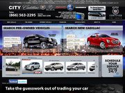 City Cadillac Website