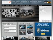Colonial Chrysler Dodge Jeep Website