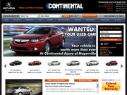 Continental Acura Website