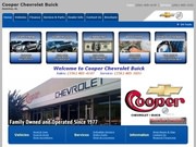 Cooper Chevrolet Buick Pontiac Website