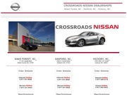 Crossroads Nissan Website