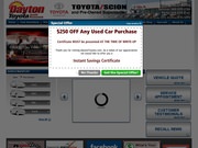 Dayton Toyota Scion Website