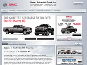 Desert Buick GMC Trucks Website