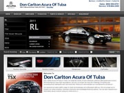 Don Carlton Acura of Tulsa Website