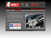 Dossett Pontiac Cadillac GMC Website