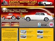 Exotic Motorcars Website