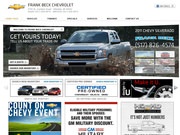 Chevrolet Cadillac Frank Beck Website
