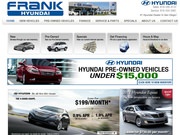 Frank Hyundai Website