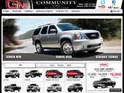 Community Pontiac GMC Website