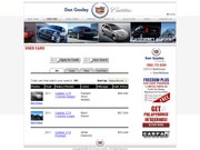 Don Gooley Cadillac Website