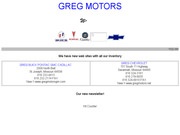 Greg Buick Pontiac Cadillac Vw Website