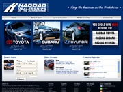 Haddad Toyota-Chevrolet-Pontiac-Buick-Jeep Hyundai Website
