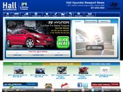 Hall Hyundai Website