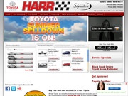 Harr Toyota Website