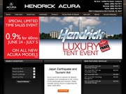 Hendrick Acura Website