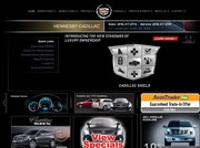 Hennessy Cadillac Website
