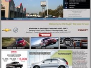Heritage Buick GMC Website