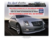 Jim Lynch Cadillac Website