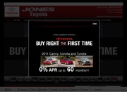 Jones Chrysler Toyota GMC Website