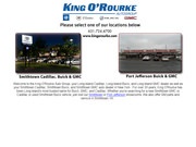King O’Rourke Buick Pontiac GMC Website