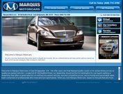 Marquis Motor Cars Website
