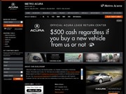 Metro Acura Website