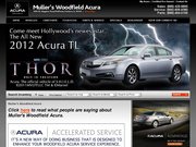 Muller’s Woodfield Acura Website