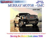 Murray Motor GMC Pontiac Website