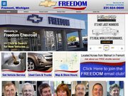 Freedom Chevrolet Pontiac Website
