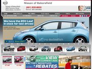 Nissan of Bakersfield Used Cars & Trucks Website