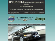 O’Connell the Volvo Specialists Website