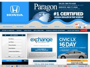 Paragon Honda Website