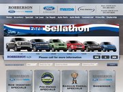Robberson Ford Lincoln Mazda Website