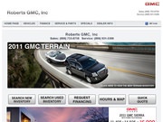 Roberts Pontiac & GMC Website