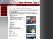 Rob’s Affordable Tires II Website